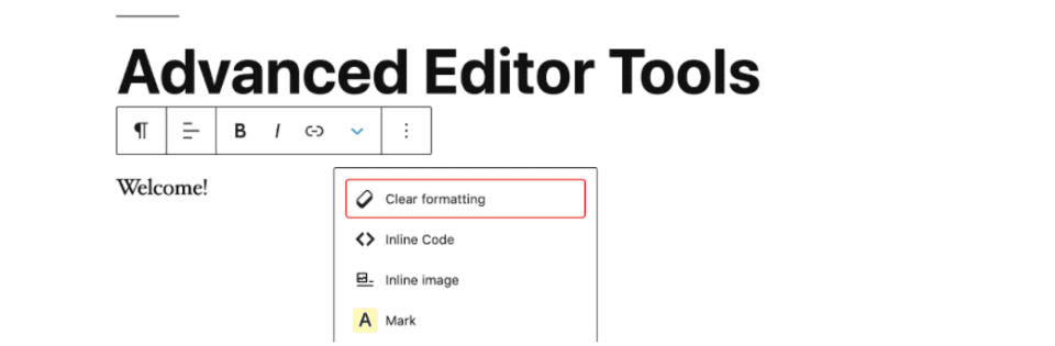 Advanced Editor Tools