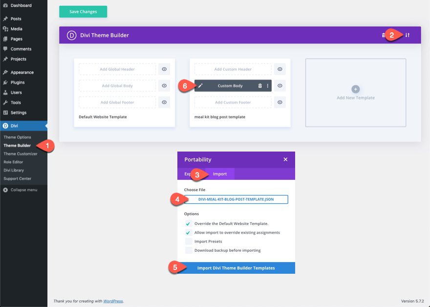 divi sticky post navigation bar
