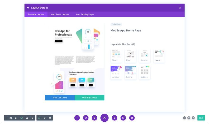 display download buttons for respective operating systems in divi