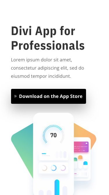 display download buttons for respective operating systems in divi