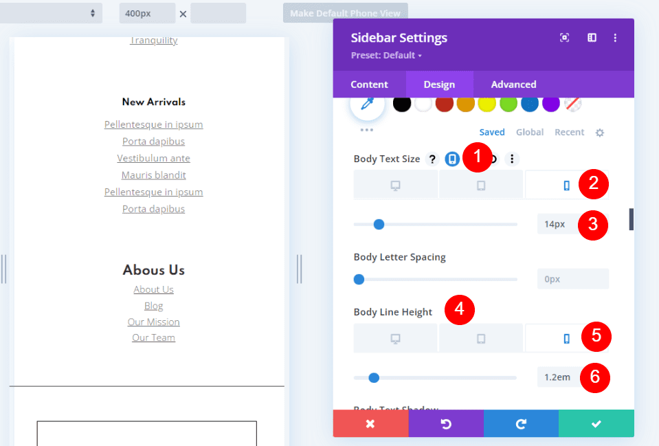 Style the About Us Sidebar
