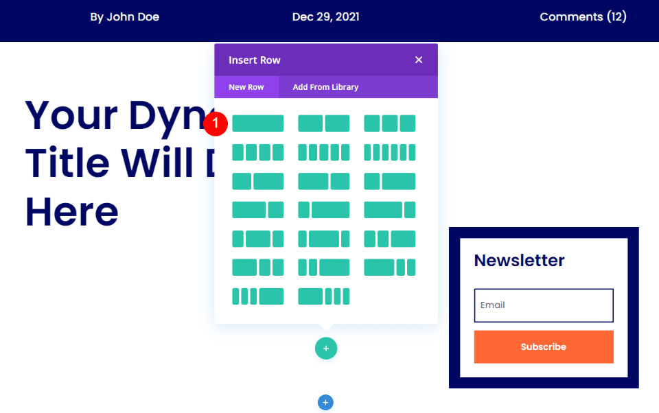 Add a Dynamic Fullwidth Image with a Text Module