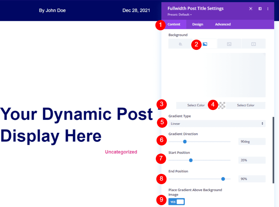 Add a Fullwidth Image to the Blog Post Template with the Post Title Module