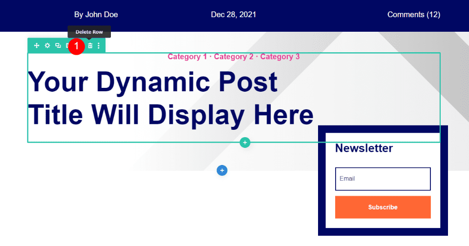 Add a Fullwidth Image to the Blog Post Template with the Post Title Module