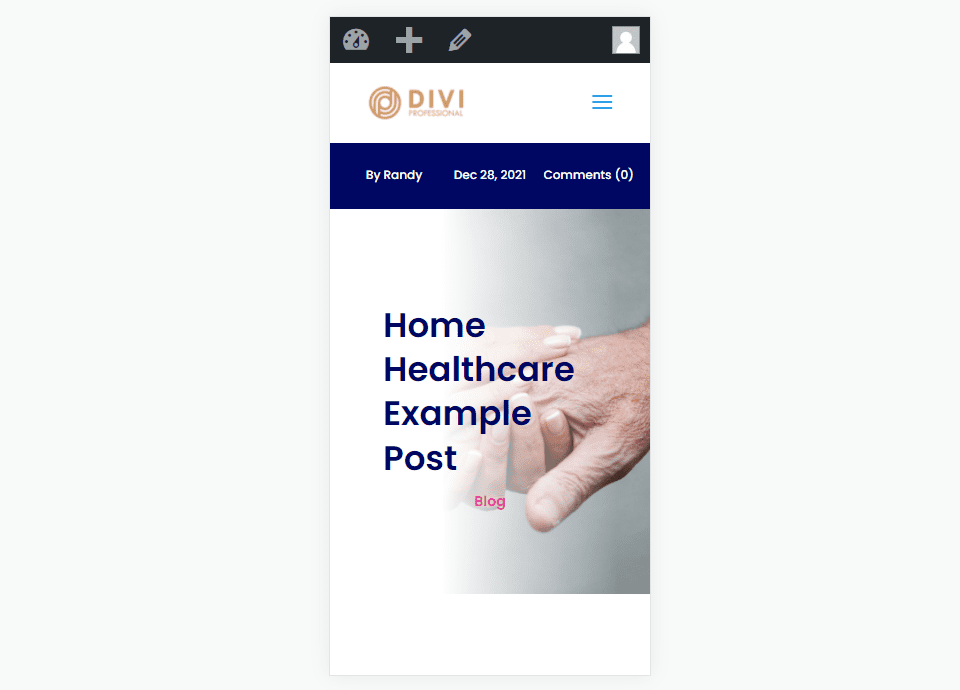 Post Title Module Phone