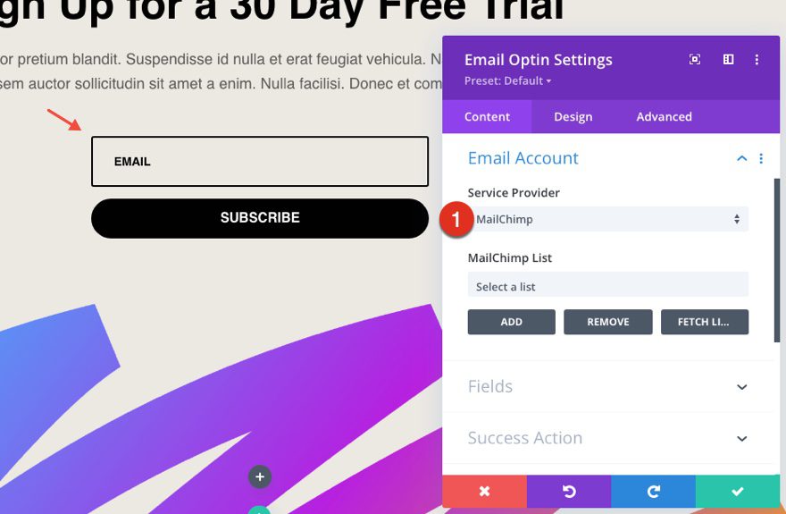 divi software blog post template