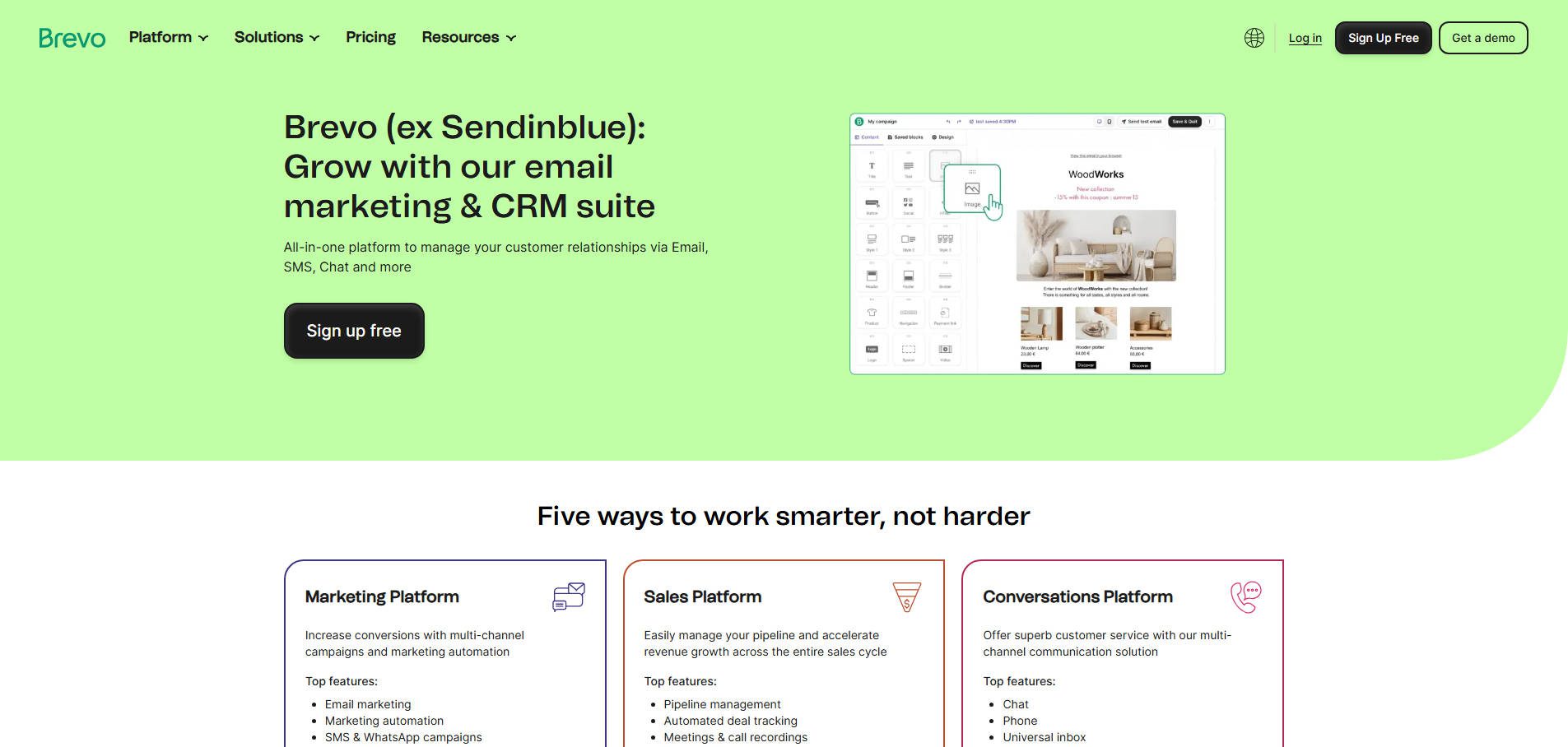 Brevo Homepage Jan 2026