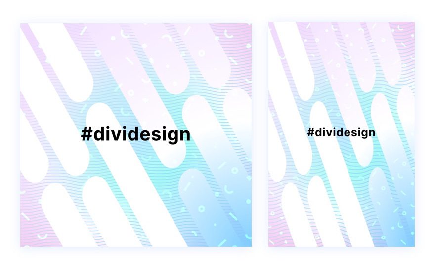 divi background design with two layers of gradients masks and patterns