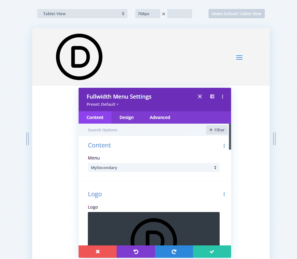About My Example Fullwidth Menu Module Settings