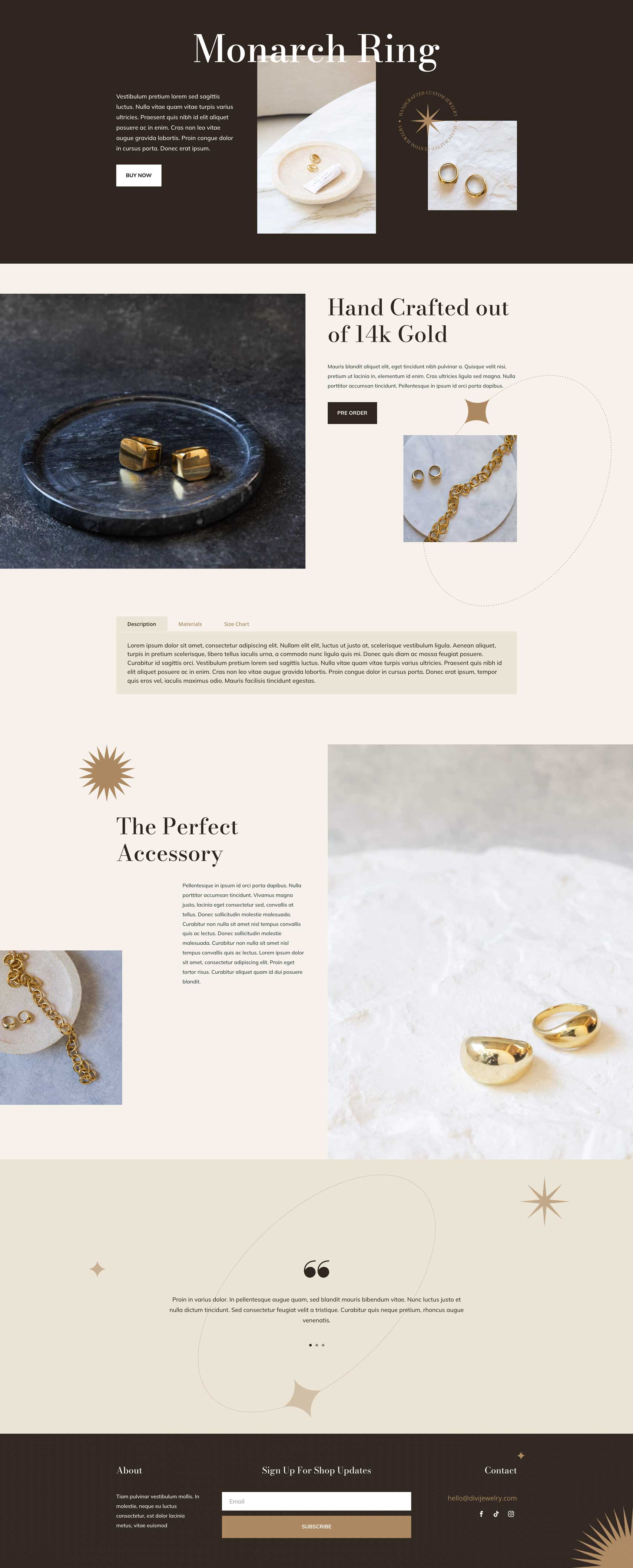 jewelry desginer website