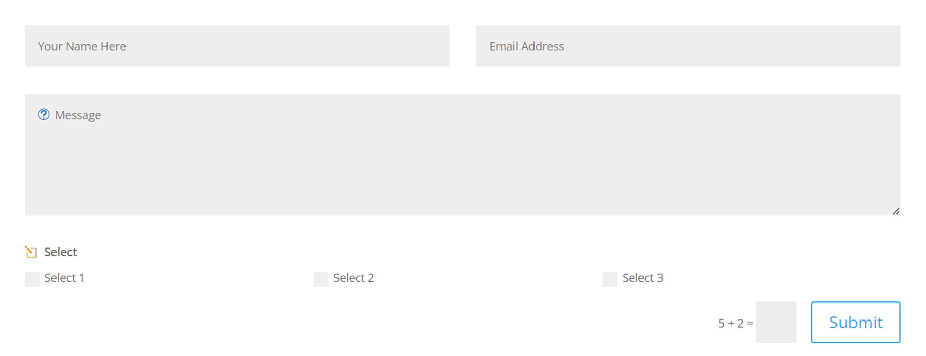 Divi Plugin Highlight Divi Contact Form Helper Checkbox 3 Columns