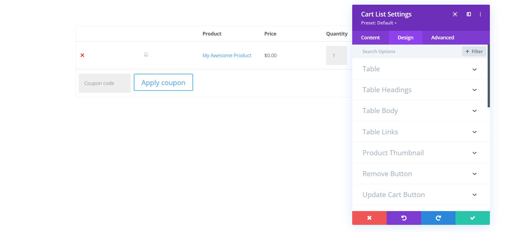 Divi Plugin Highlight Divi Shop Builder Cart Design