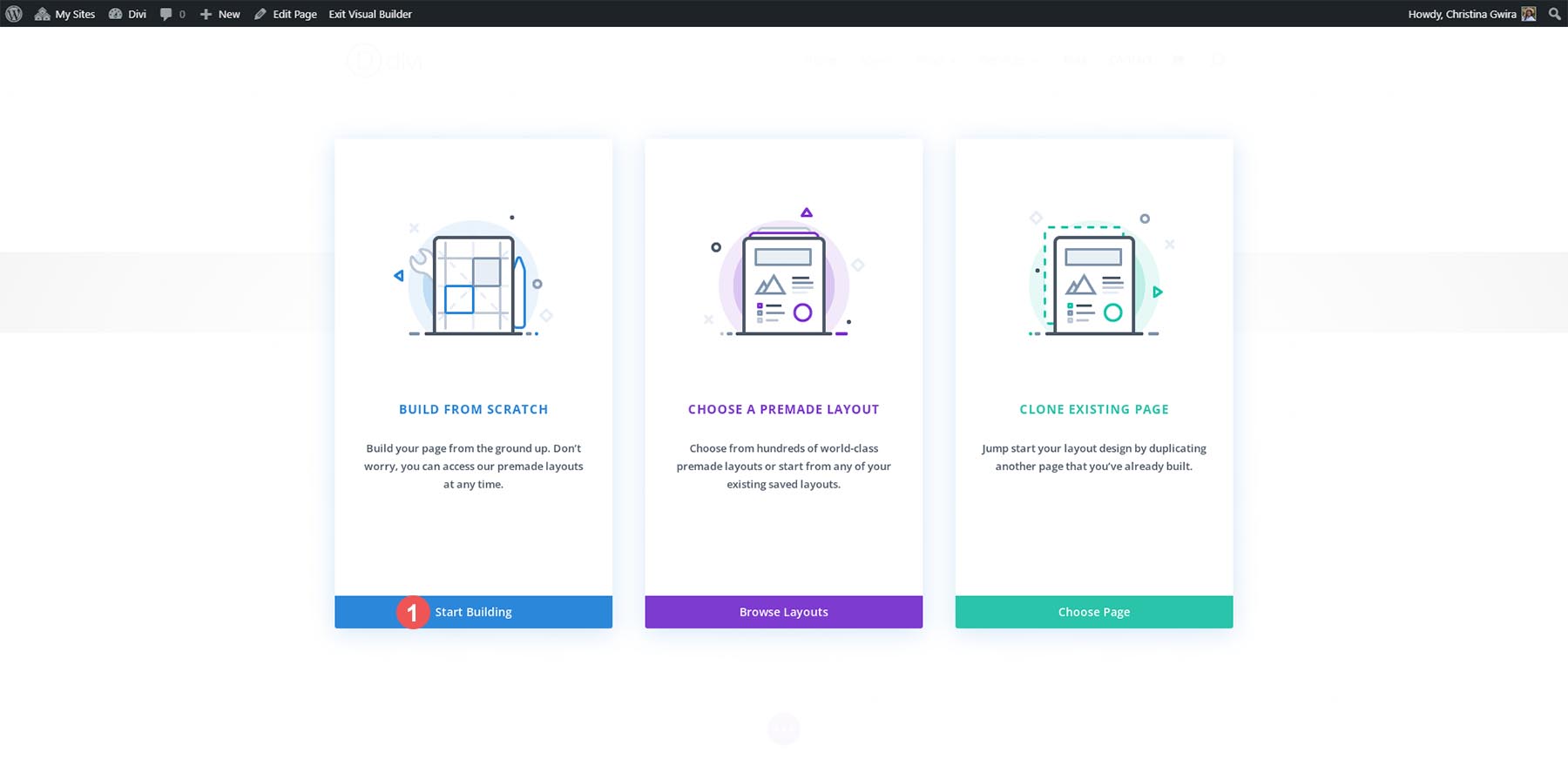 Build page from scratch
