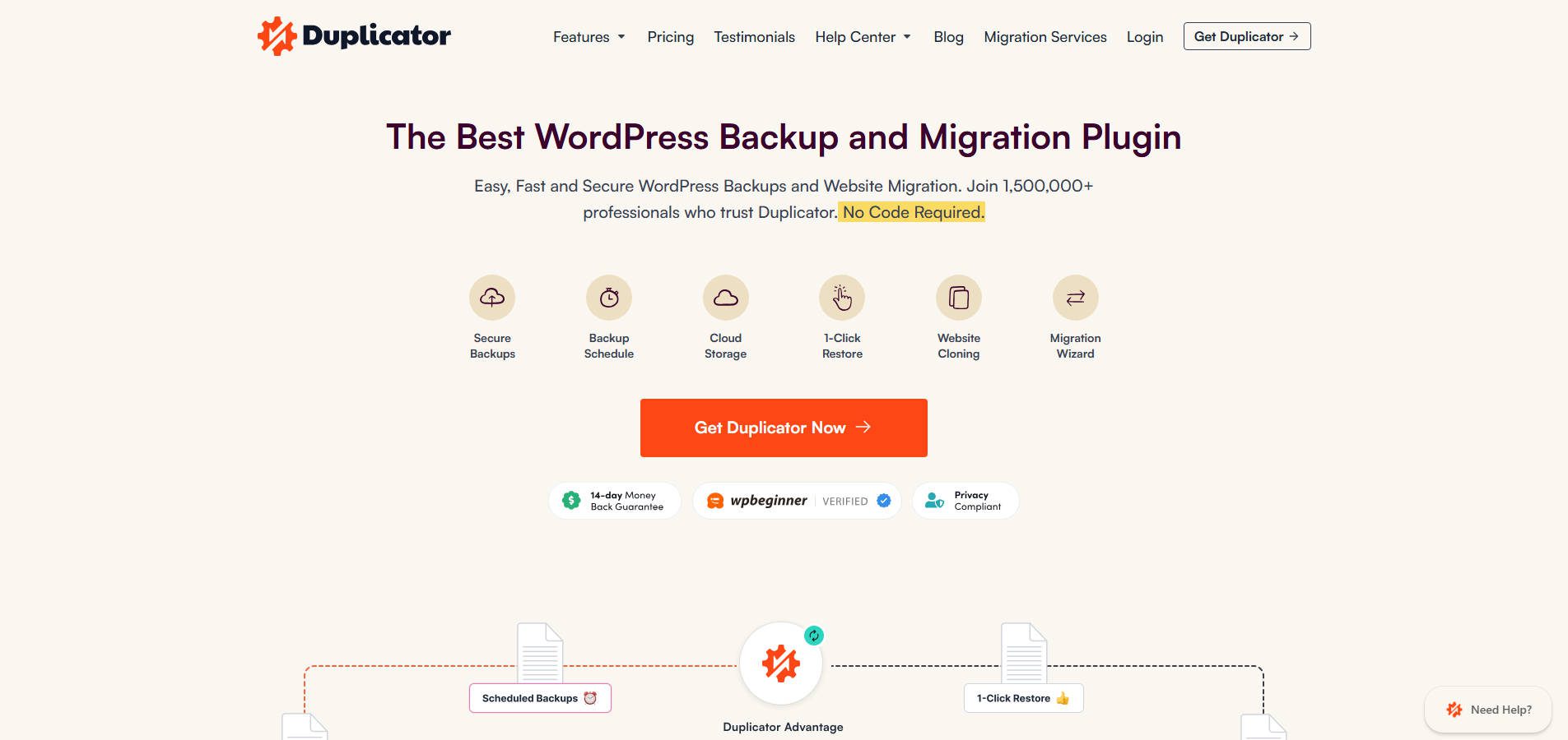 Duplicator Pro - Homepage - May 2025