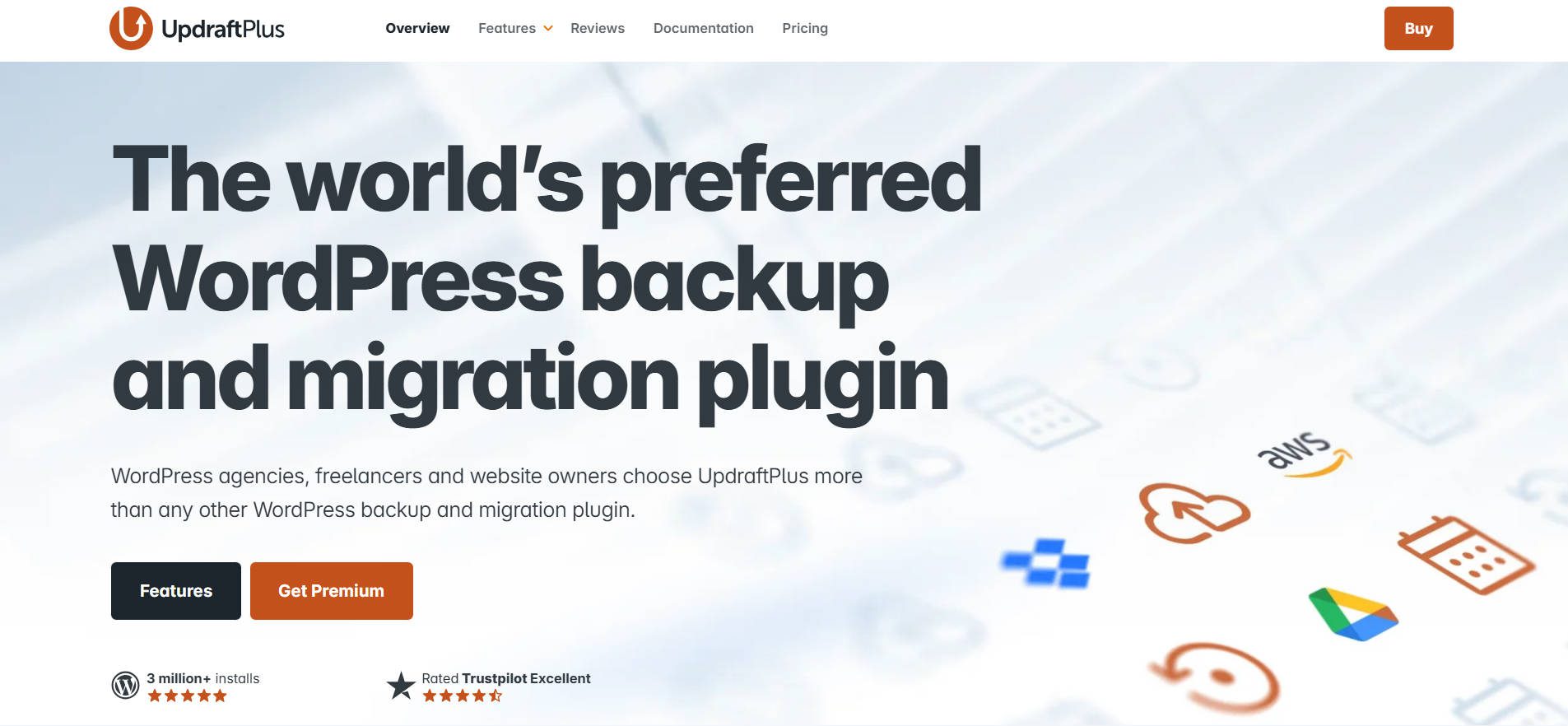 Updraft Plus - Homepage - May 2025