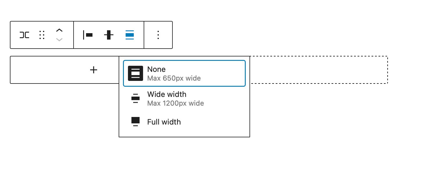 width controls