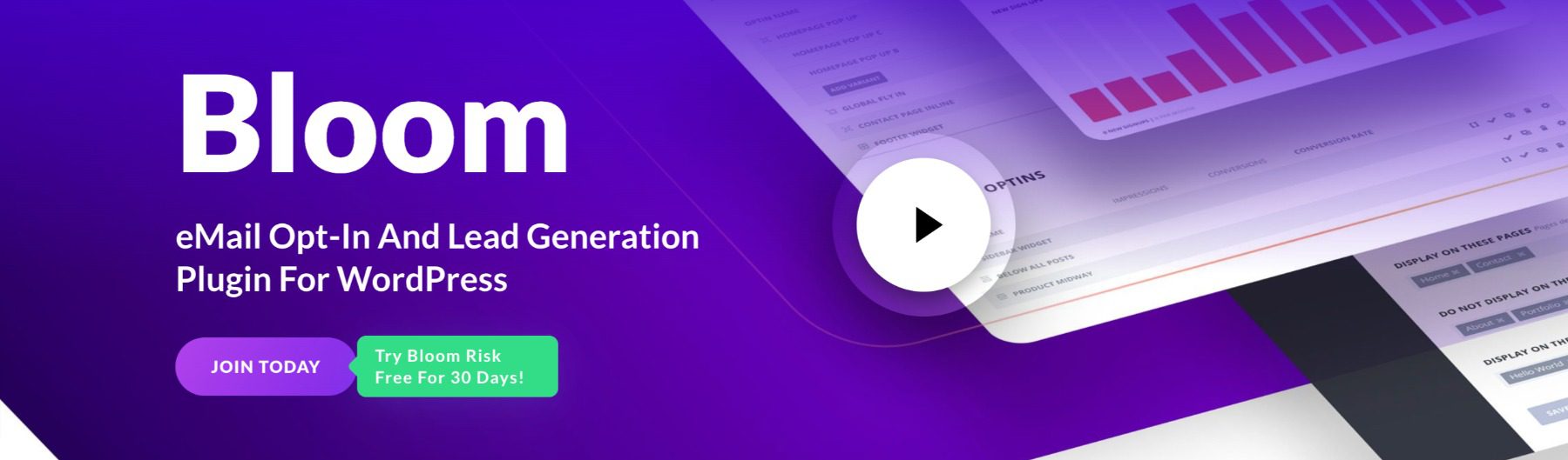 Bloom Opt-in for Mailchimp WordPress Integration