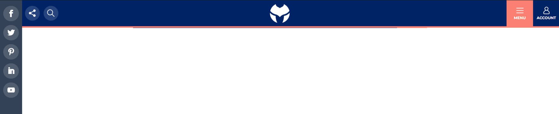 Divi MadMenu Demo 13 Social Icon Bar