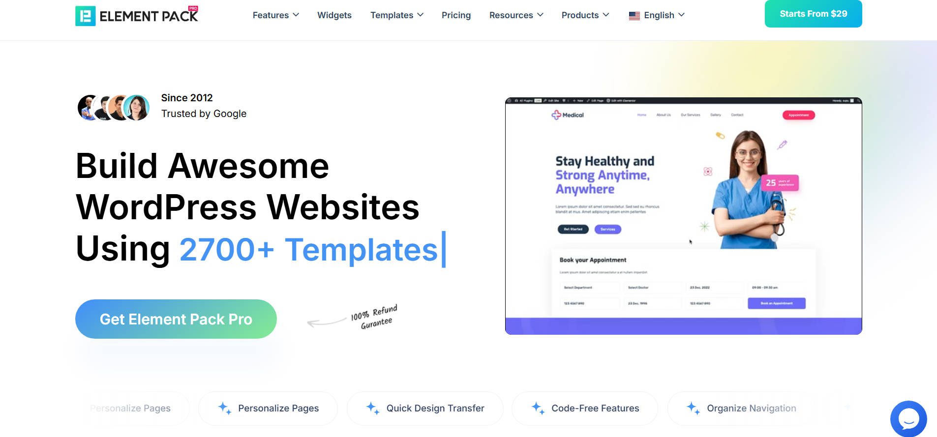 Element Pack - Homepage - Jan 2026