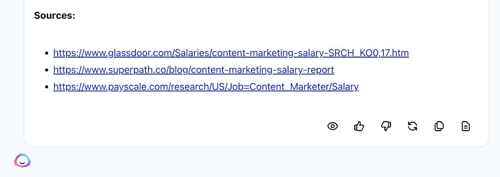 Jasper Chat with Sources