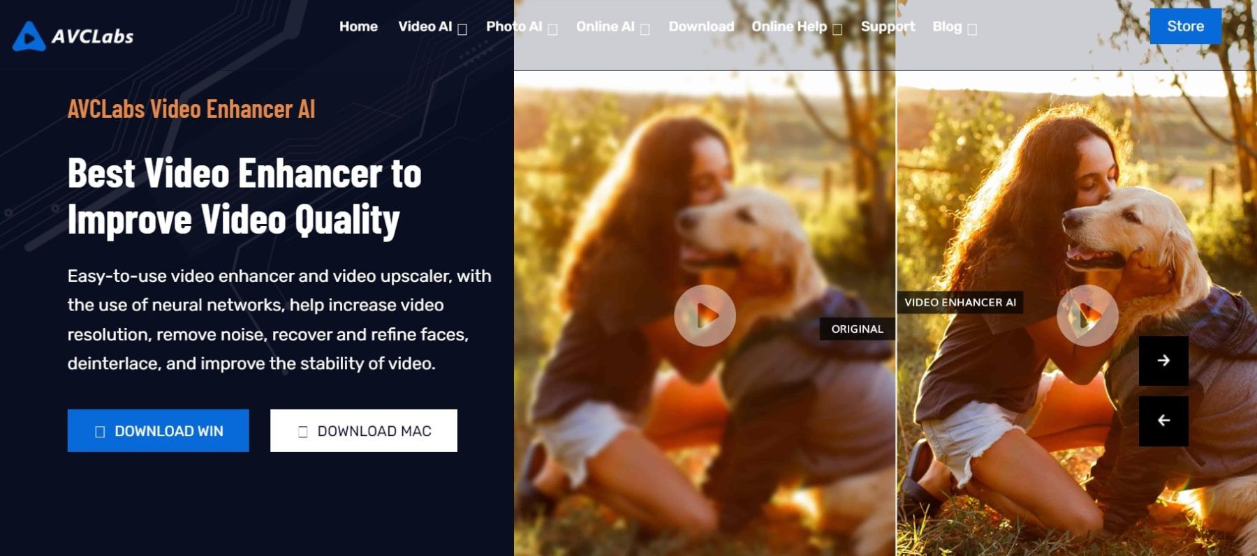 AVCLabs Best AI Video Upscalers