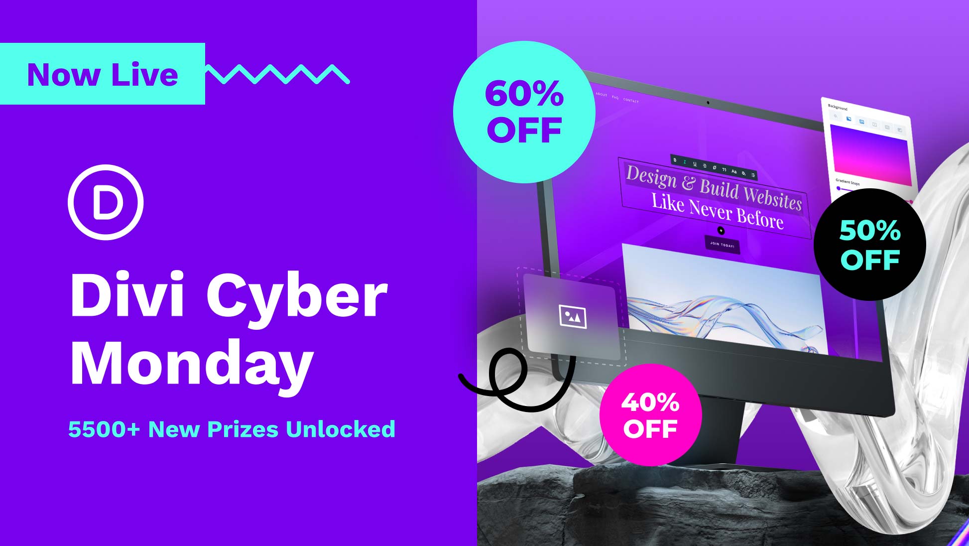 🥳 The Divi Cyber Monday Sale Is Here…With Brand New Prizes!