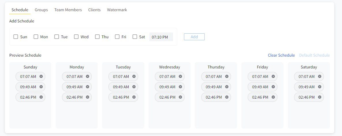 Social Schedule Queues