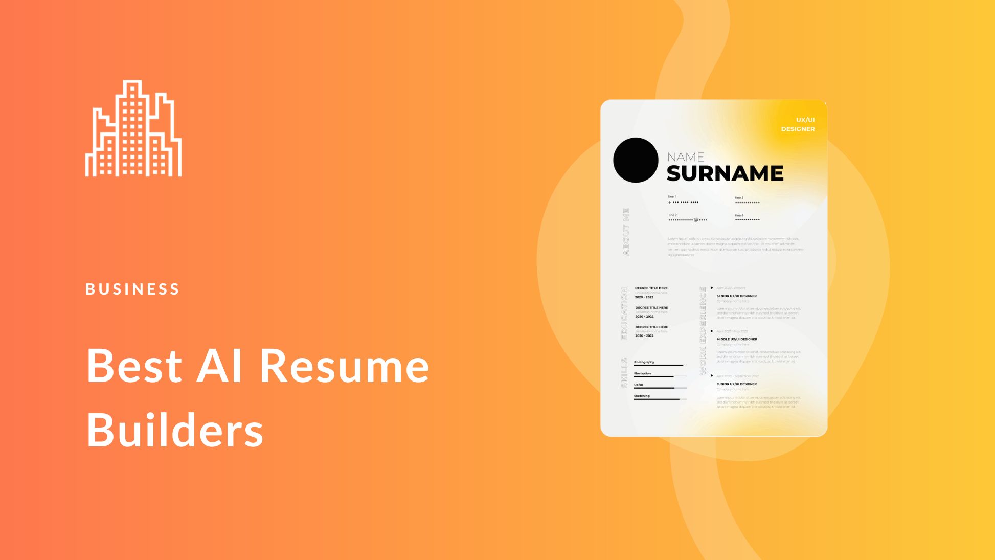 5 Best AI Resume Builders in 2025 (Expert Picks)