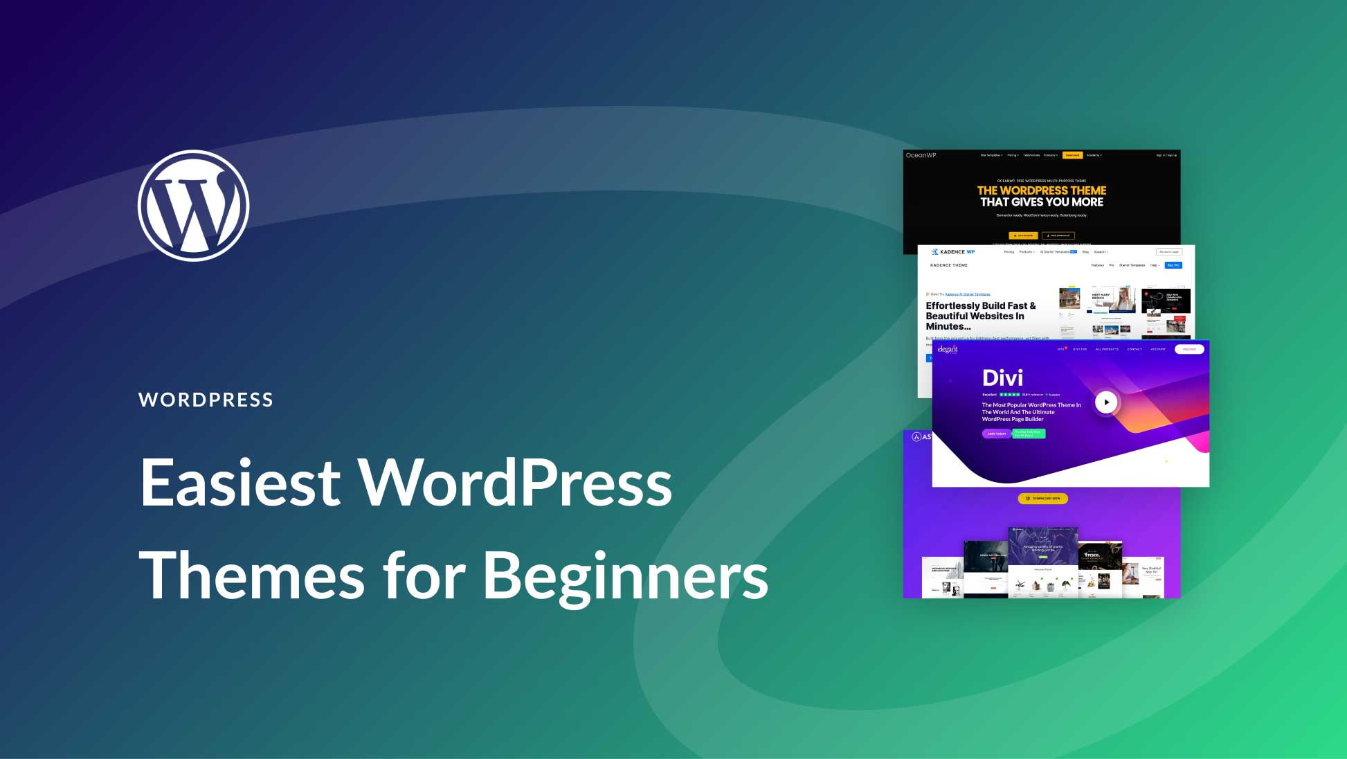 Easiest WordPress Themes for Beginners in 2025 (Compared)