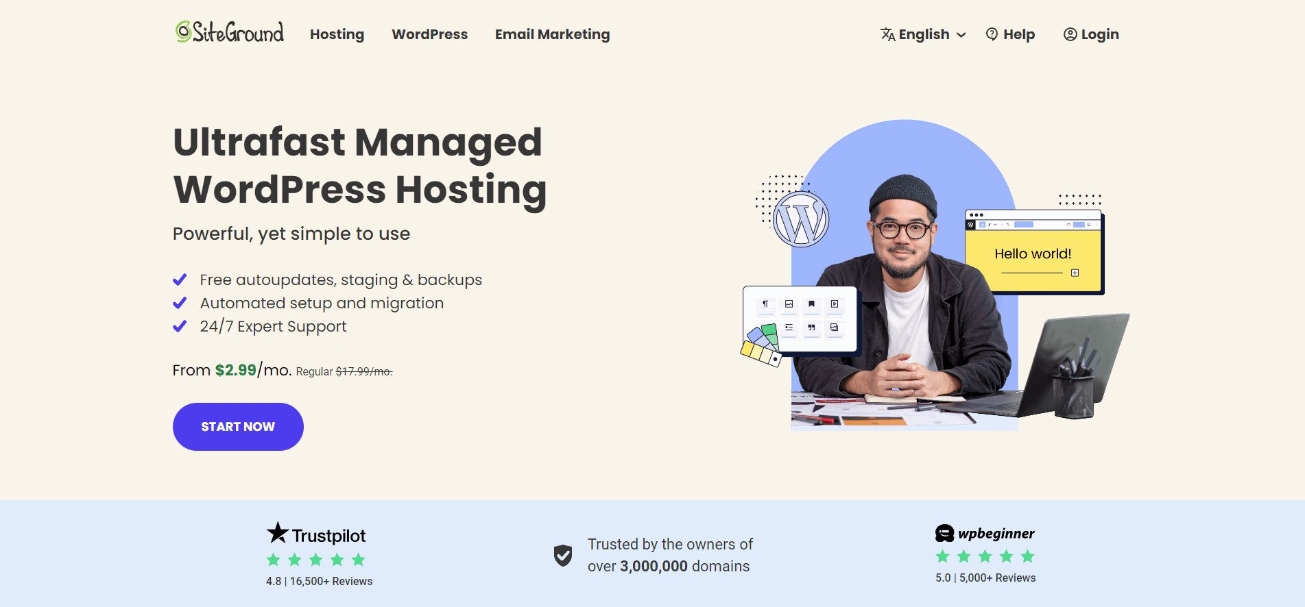 SiteGround WordPress hosting