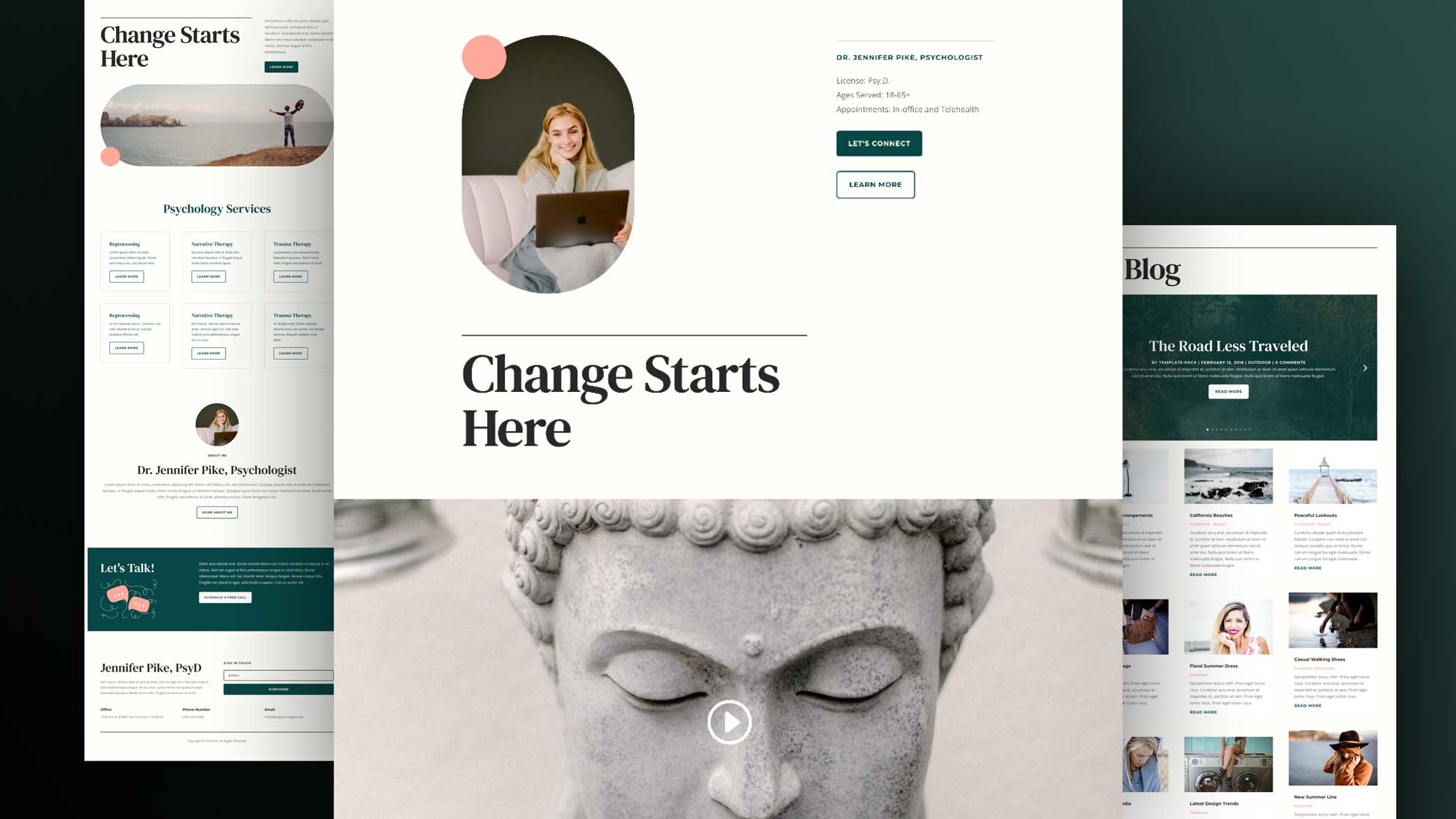 Get a Free Psychology Layout Pack For Divi