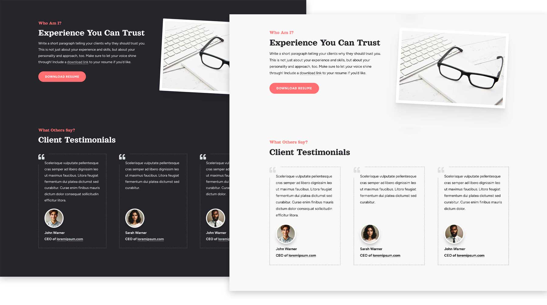 Identity Child Theme