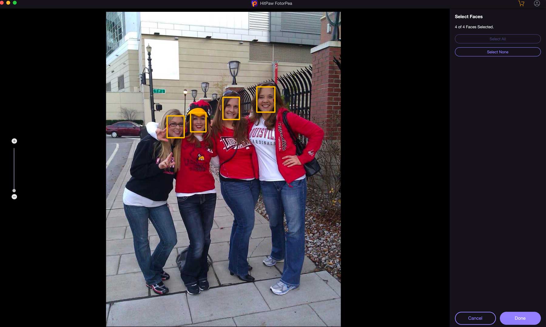 HitPaw facial recognition