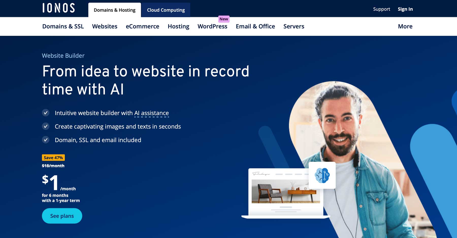 IONOS website builder