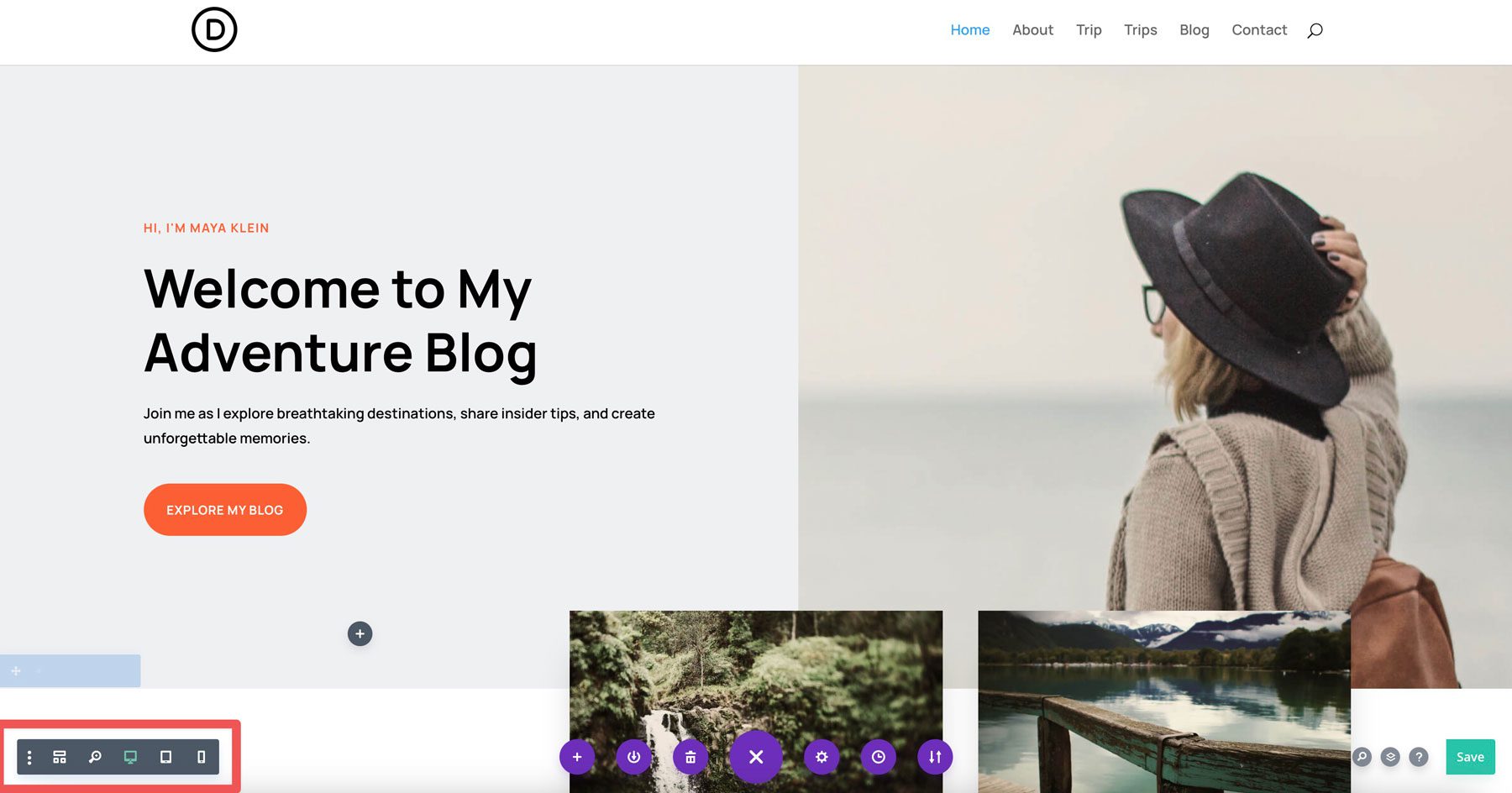 customizable breakpoints