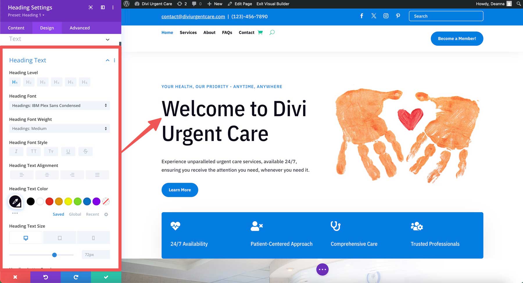 Divi Visual Builder
