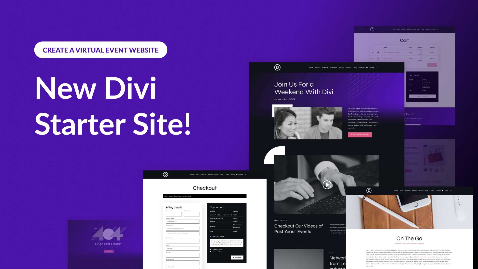 New Starter Site for Virtual Events (Quick Install)