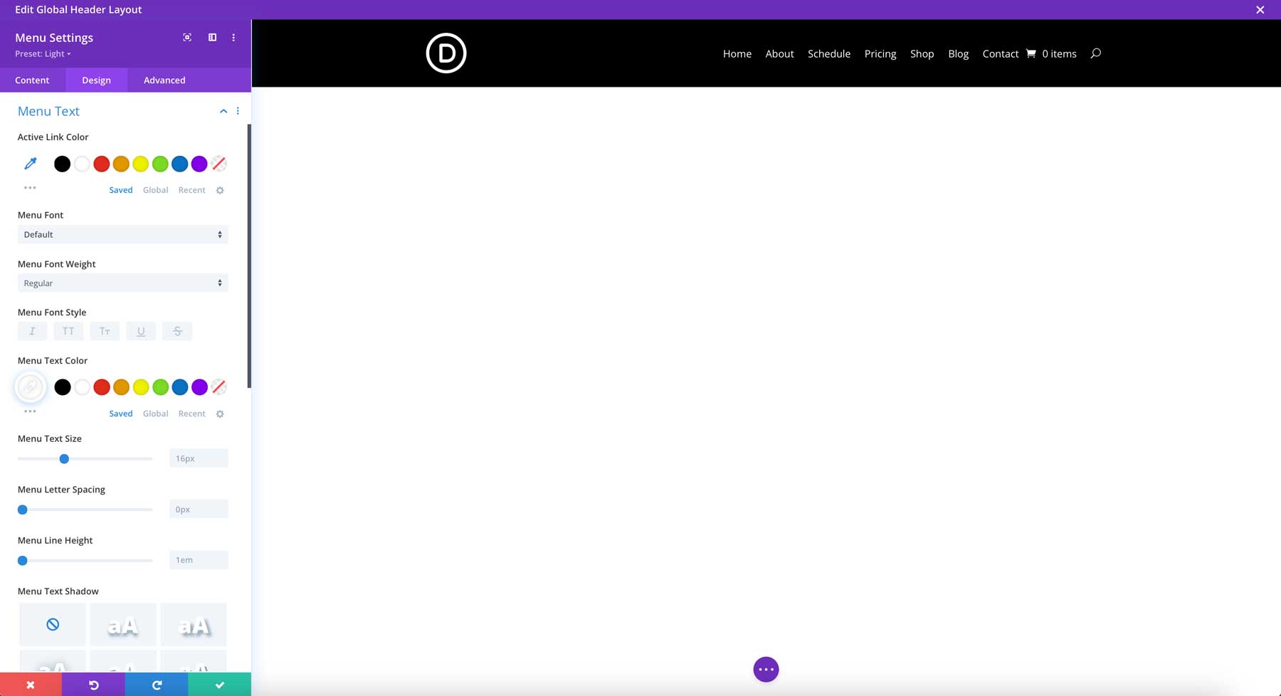 conference starter site for Divi
