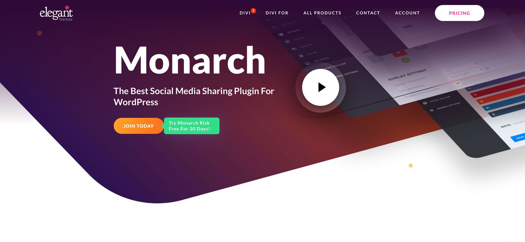 Monarch social sharing