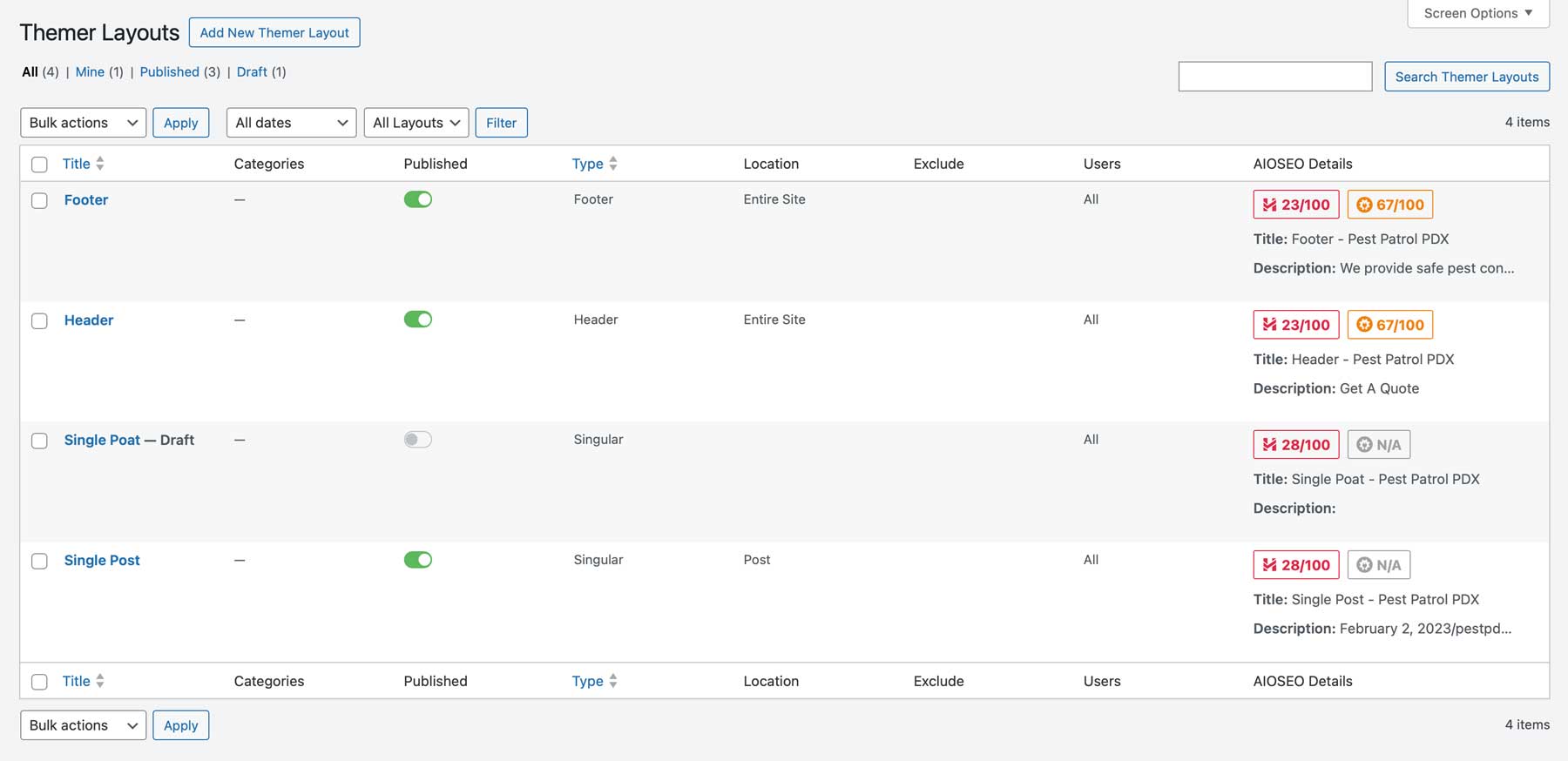 best custom header builders for wordpress