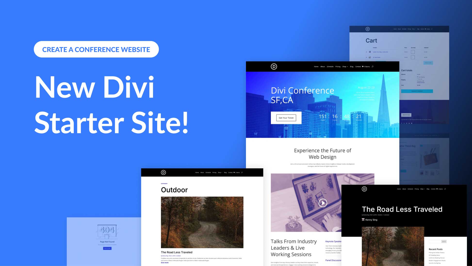 New Starter Site for Conferences (Quick Install)