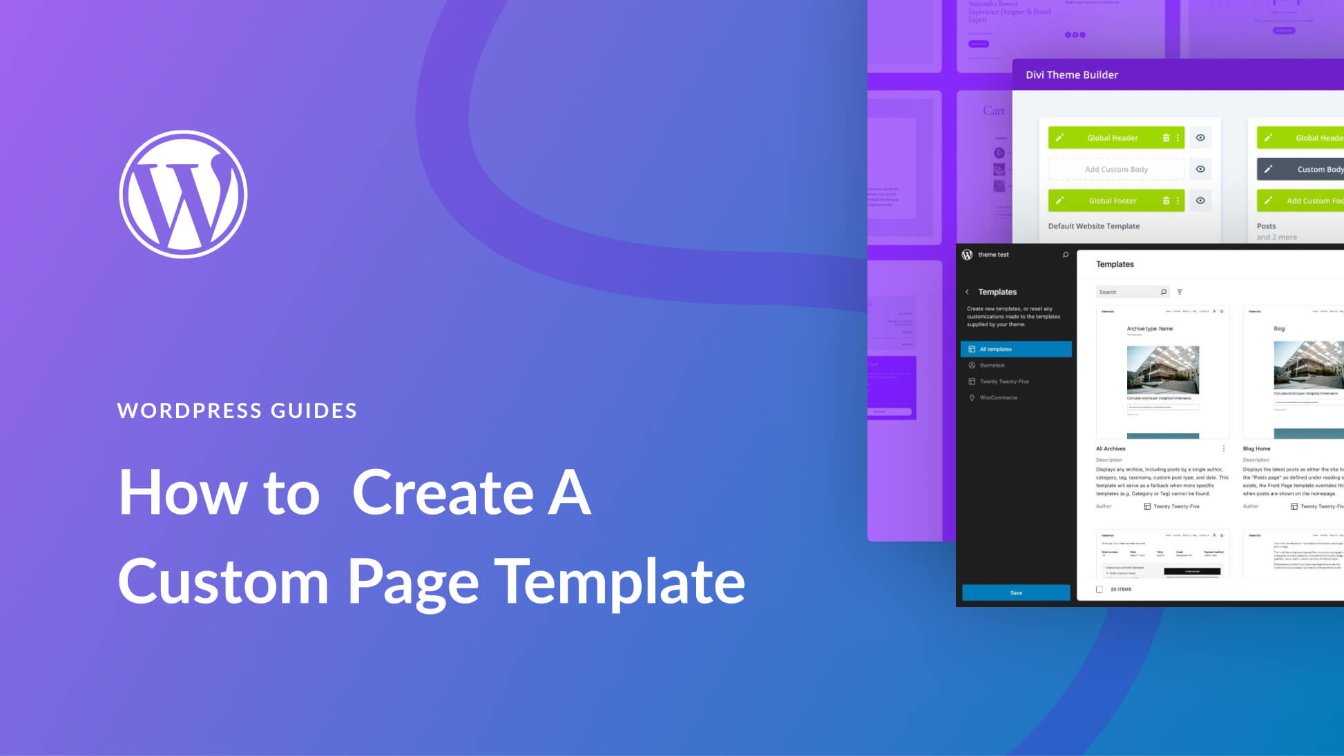 How to Create a Custom WordPress Page Template (2025)