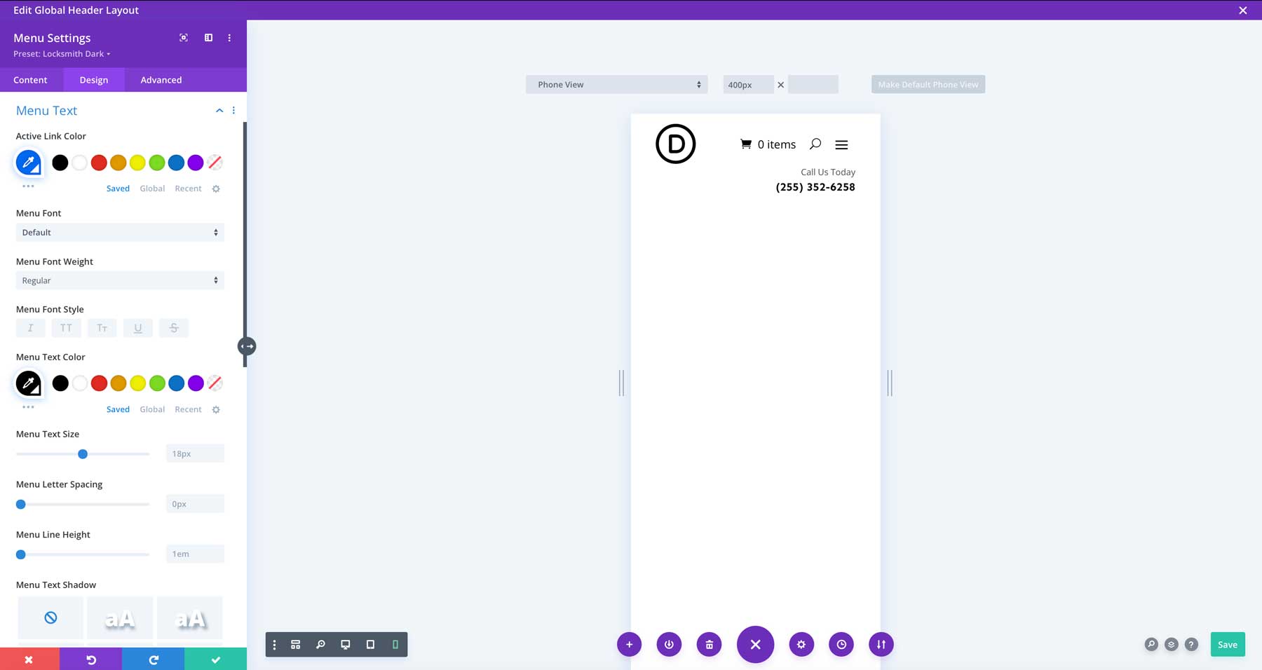 locksmith starter site for Divi