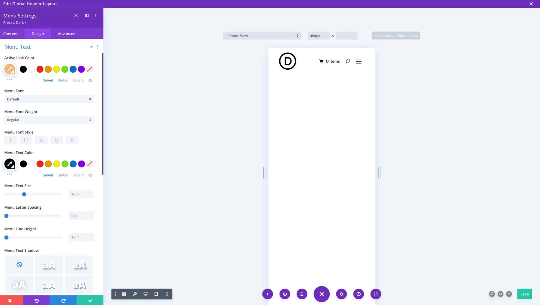 Jewelry Designer starter site for Divi