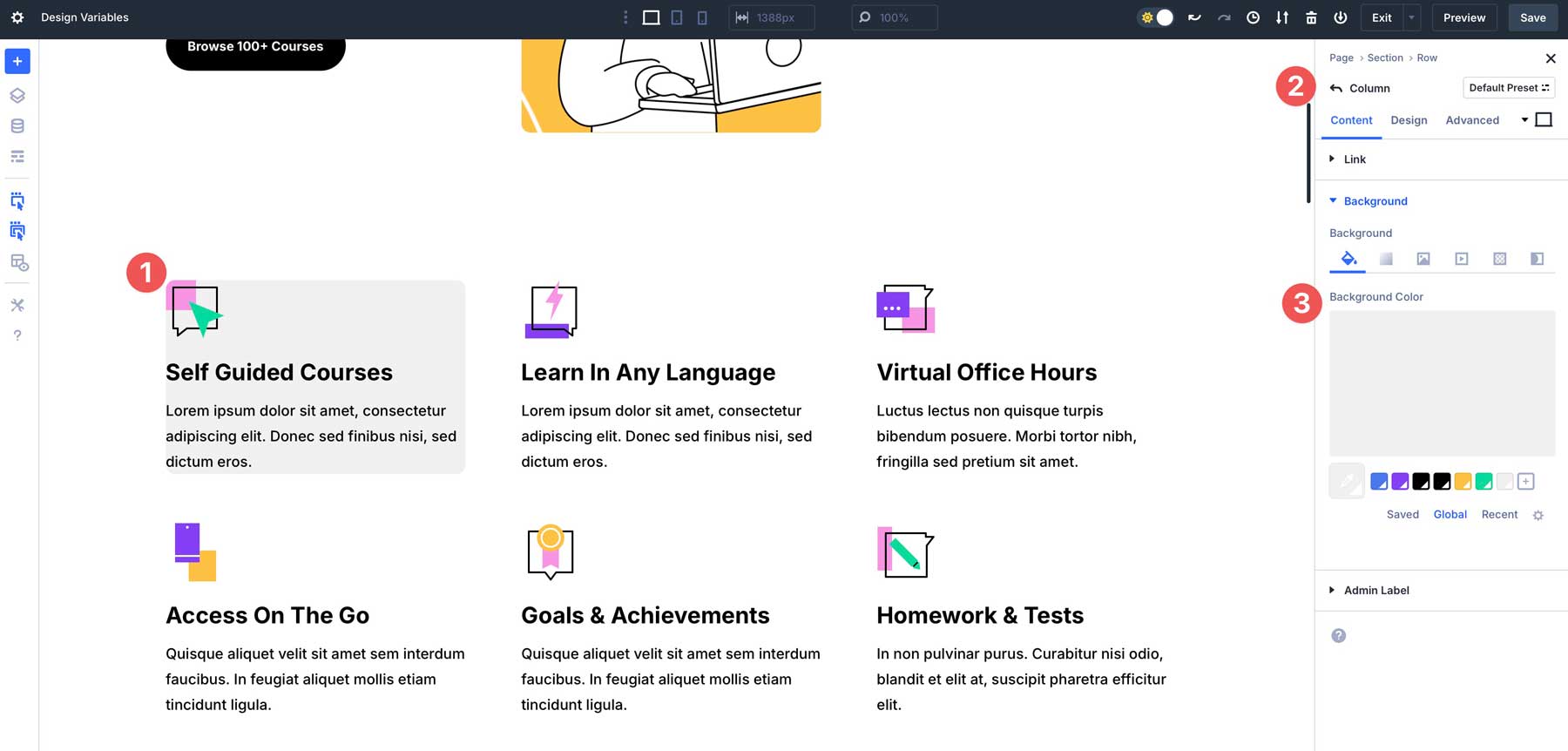 Divi 5 design variables