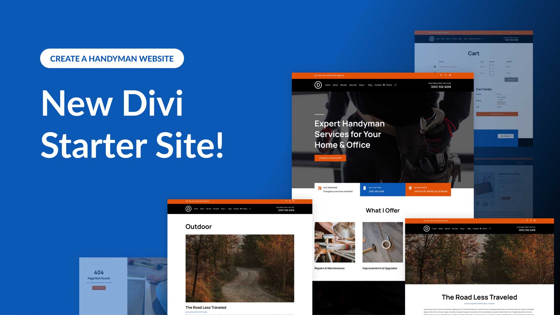 New Starter Site for Handymen (Quick Install)