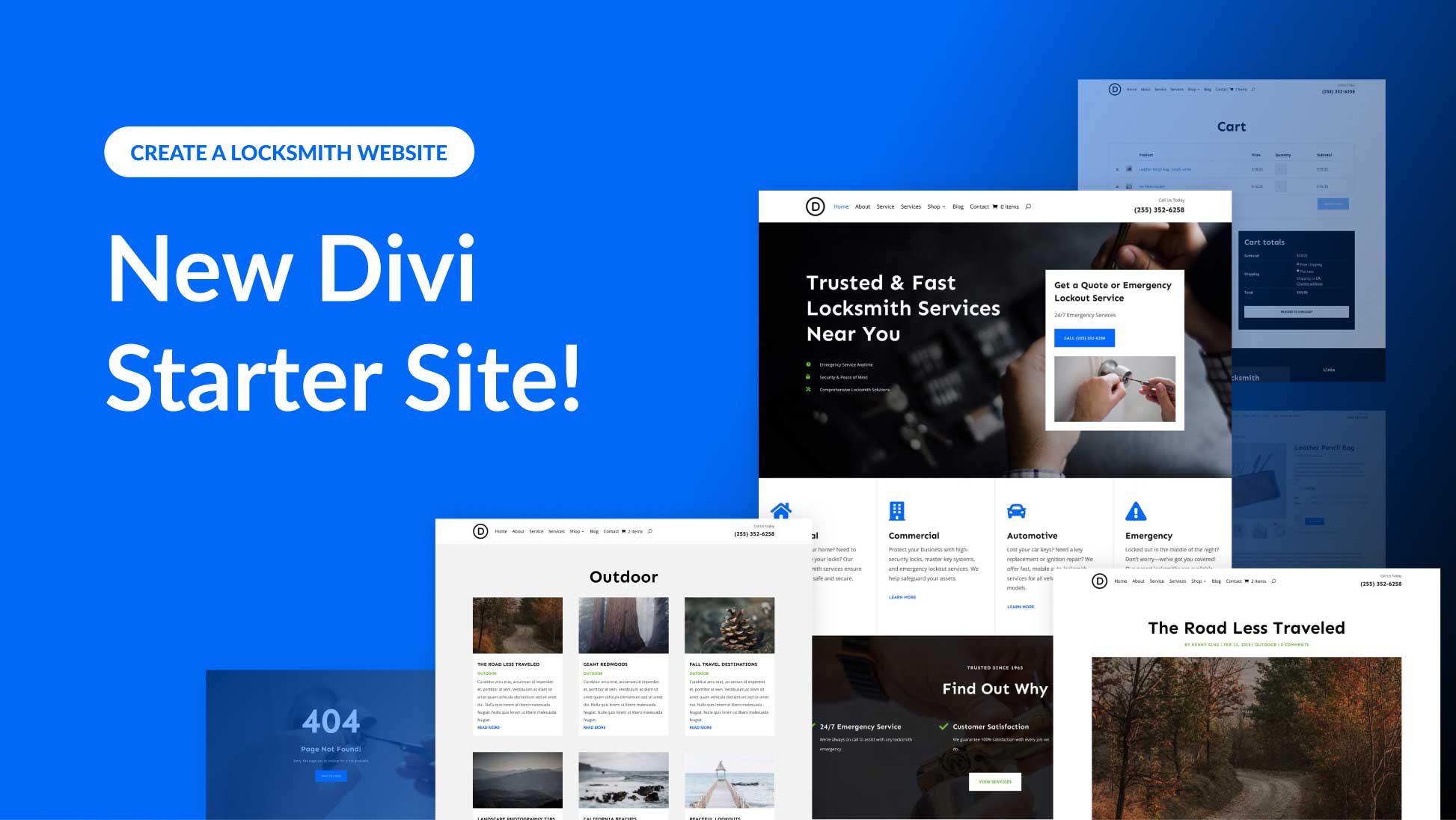 New Starter Site for Locksmiths (Quick Install)