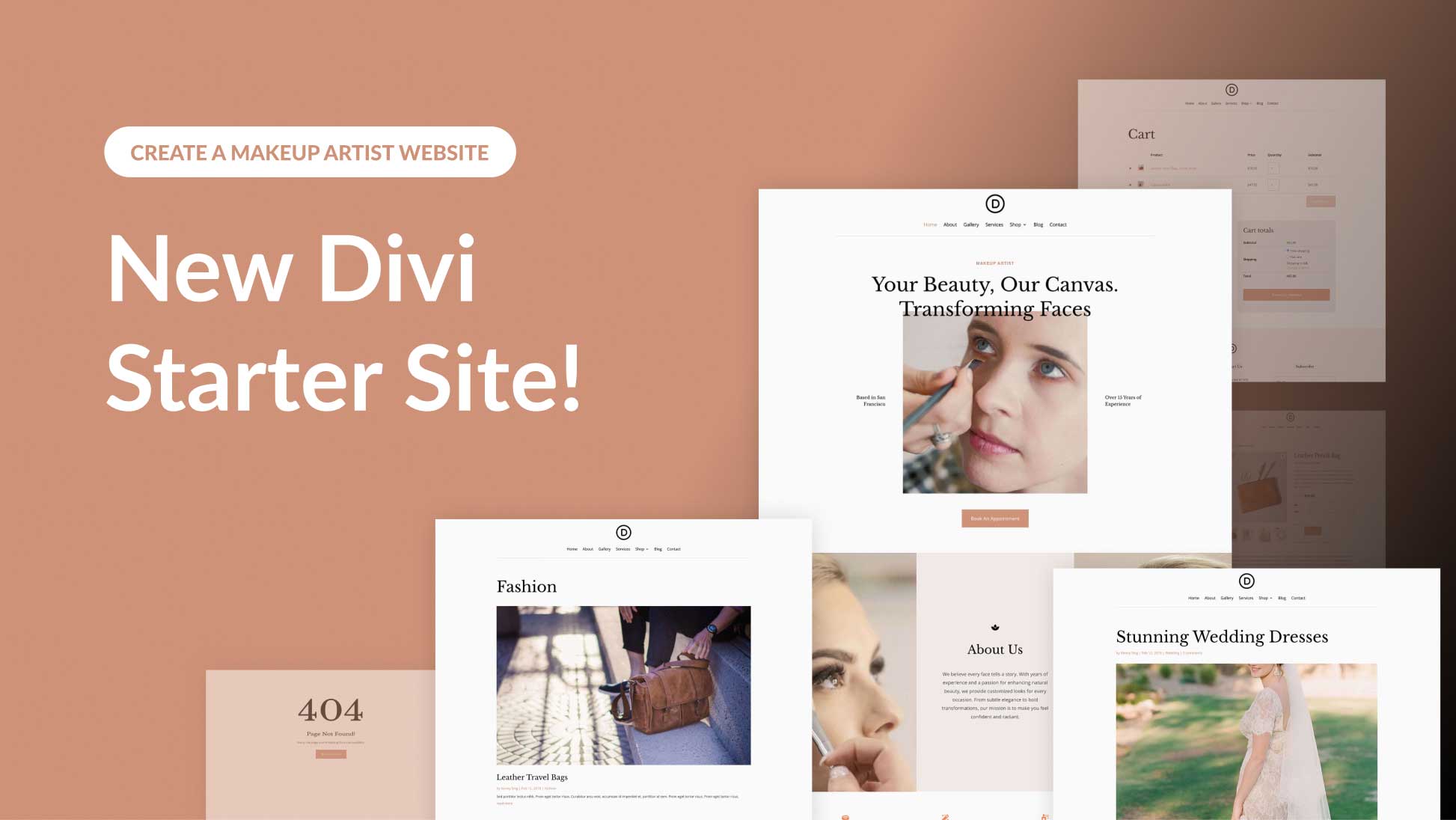 New Starter Site for Makeup Artists (Quick Install)