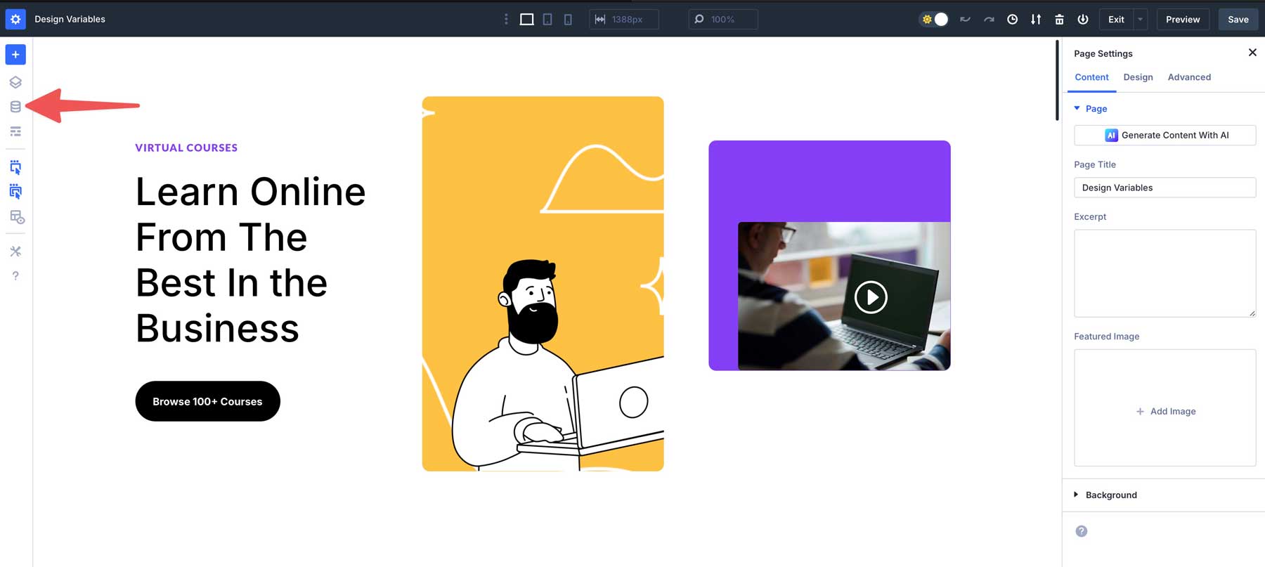 Divi 5 variable manager