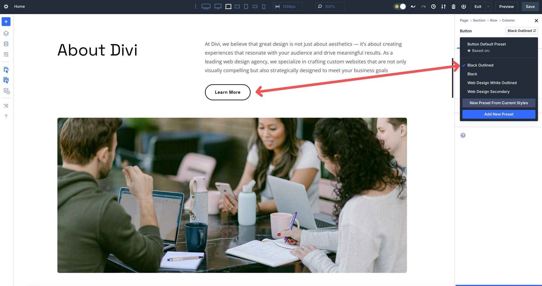 Divi 5 Element Presets